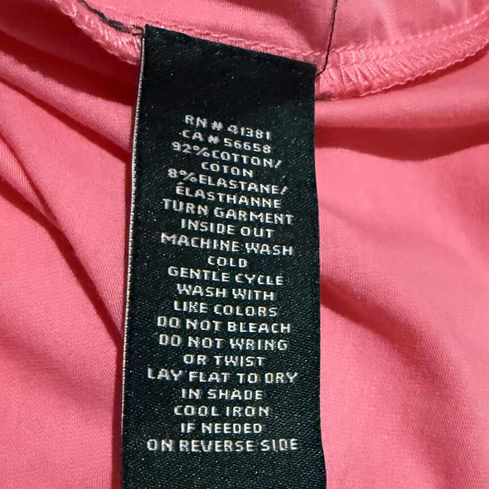 NWOT Lauren Ralph Lauren Pink Faux Wrap Sleeveless Top XL - Picture 7 of 7